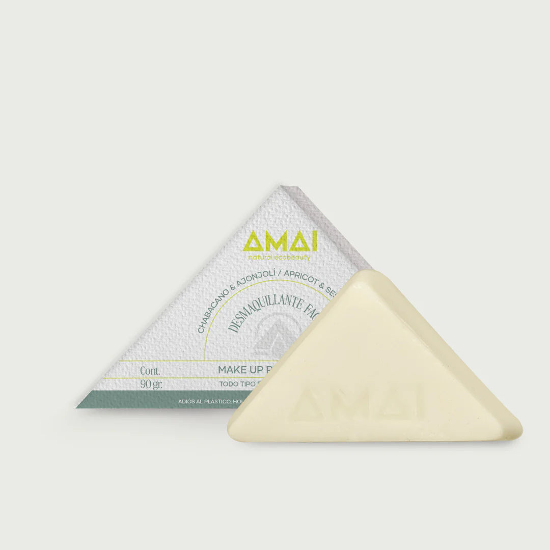 Amai- Desmaquillante facial en barra | Chabacano y Ajonjolí