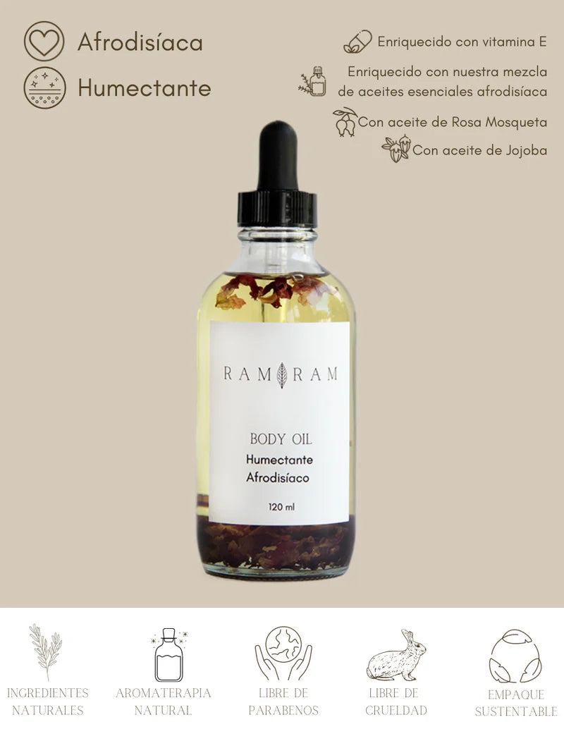 Ram Ram- Body Oil “Afrodisíaco Humectante”