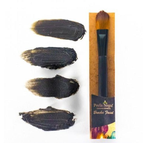 Perla Negra- Brocha facial para mascarillas