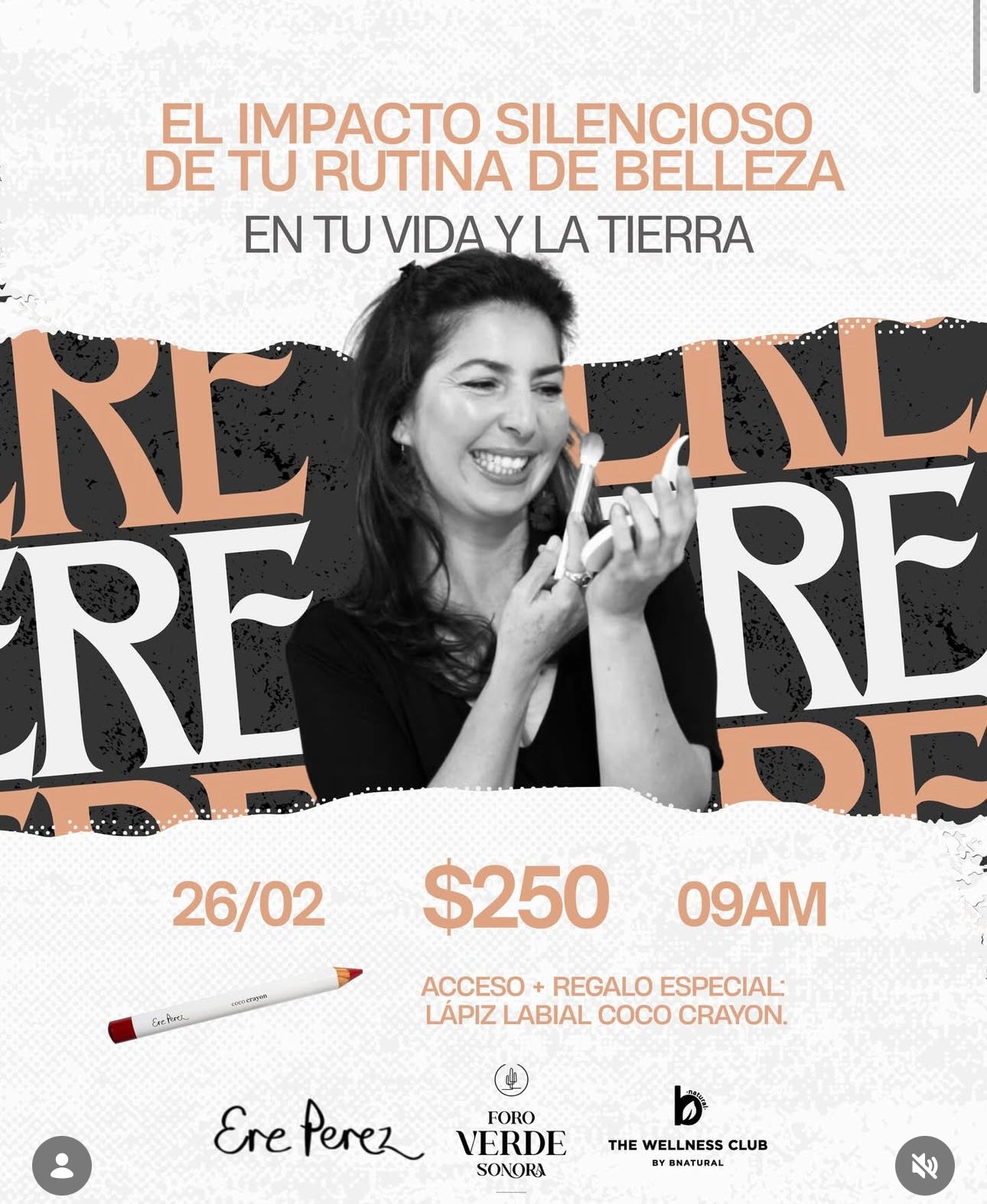 BOLETO ERE PÉREZ:EL IMPACTO SILENCIOSO DE TU RUTINA DE BELLEZA EN TU VIDA Y LA TIERRA