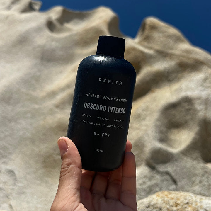 Pepita- Aceite bronceador