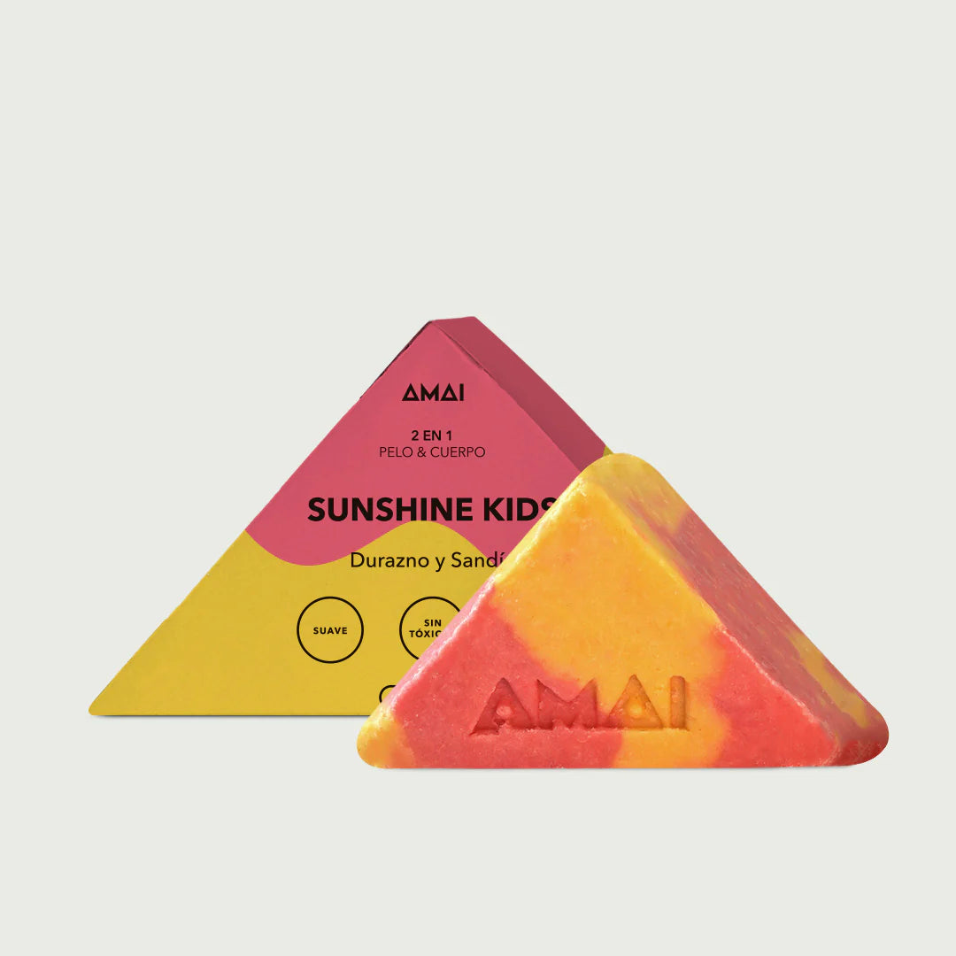 Amai- Shampoo y Jabón en Barra Todo en 1 para Niñ@s | Sunshine Kids