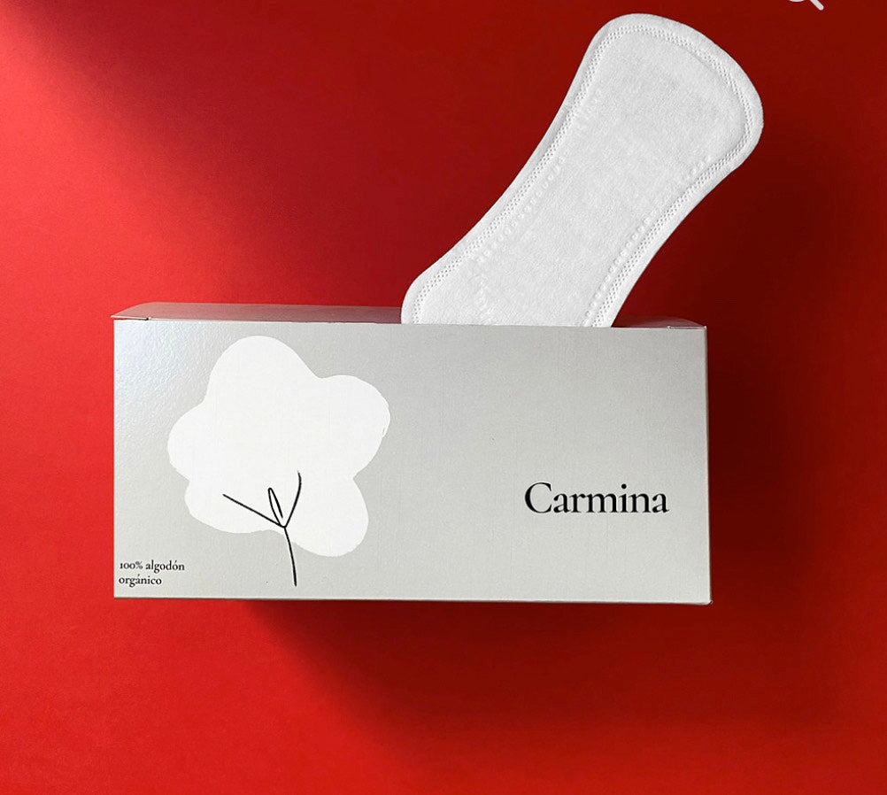 Carmina- Toallas femeninas ORGÁNICAS Y BIODEGRADABLES